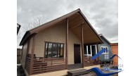 Домик садовый  каркасно-щитовой, размер 7х6 + терраса 2х6