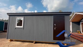 Бытовка для дачи 5,8 х 2,3 — Видеообзор от Бытовки Божедомова